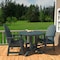 Highwood Usa Hamilton 3pc Round Outdoor Patio Furniture Dining Set AD-DNA36-NBE - alternate 3